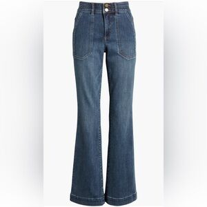 Wit & Wisdom Medium Blue High-Rise Flare Jeans